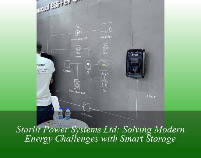 Starlit Power Systems Ltd: Solving Modern Energy Challenges with Smart Storage