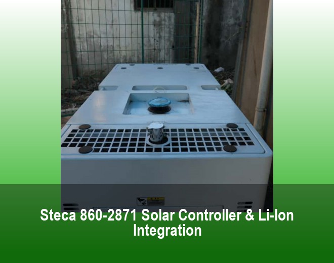 Steca 860-2871 Solar Controller & Li-Ion Integration