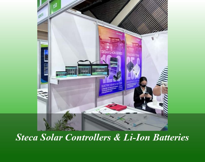 Steca Solar Controllers & Li-Ion Batteries