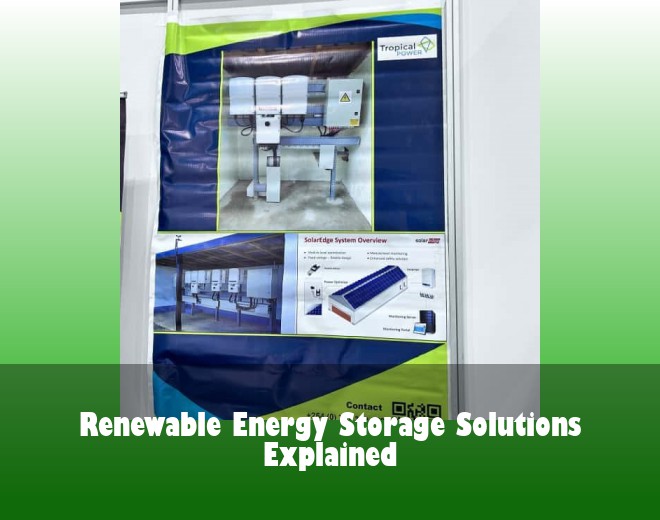 Renewable Energy Storage Solutions Explained