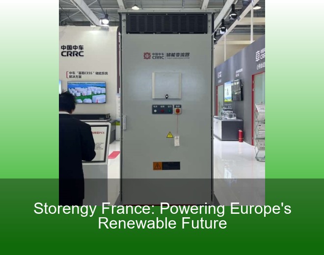 Storengy France: Powering Europe's Renewable Future