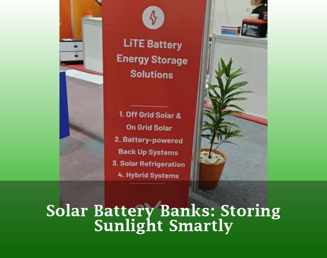 Solar Battery Banks: Storing Sunlight Smartly