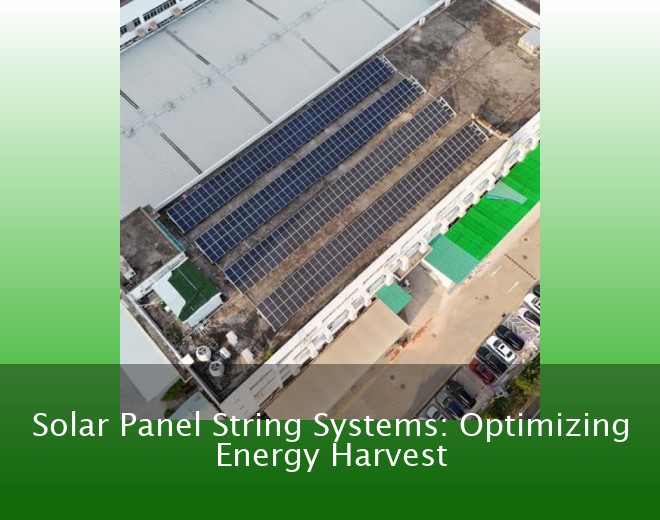 Solar Panel String Systems: Optimizing Energy Harvest