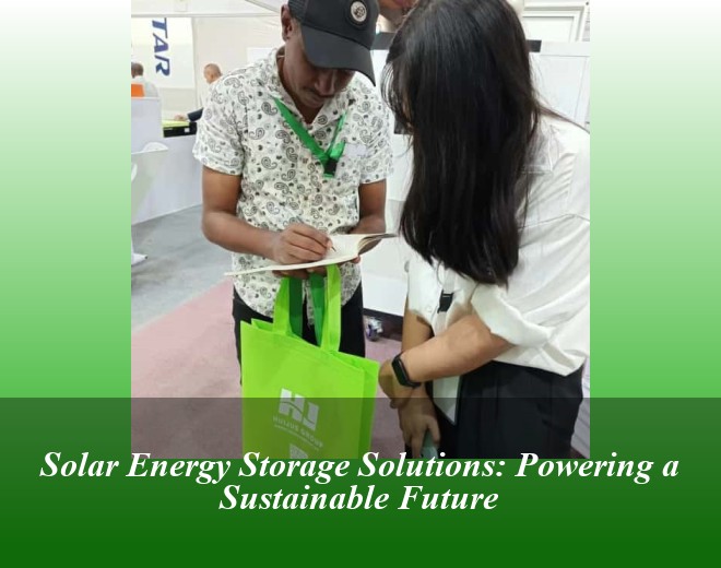 Solar Energy Storage Solutions: Powering a Sustainable Future