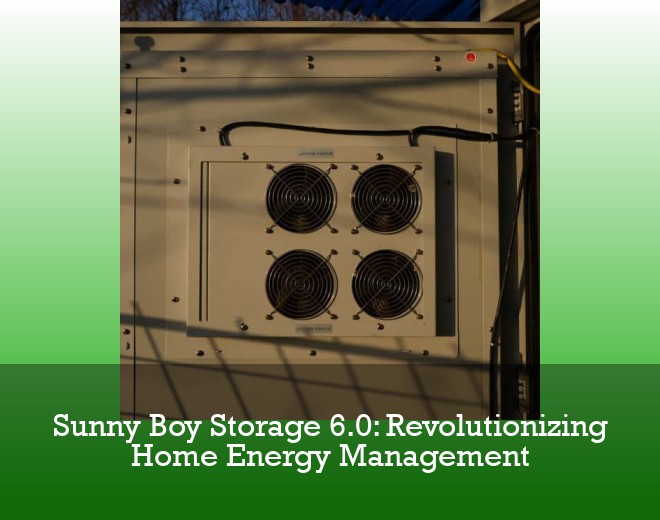 Sunny Boy Storage 6.0: Revolutionizing Home Energy Management