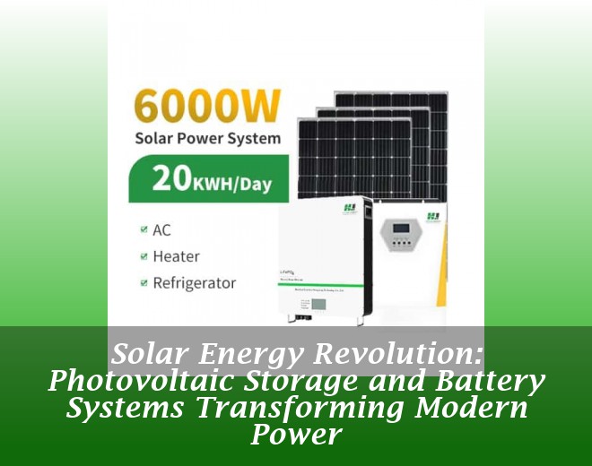 Solar Energy Revolution: Photovoltaic Storage and Battery Systems Transforming Modern Power