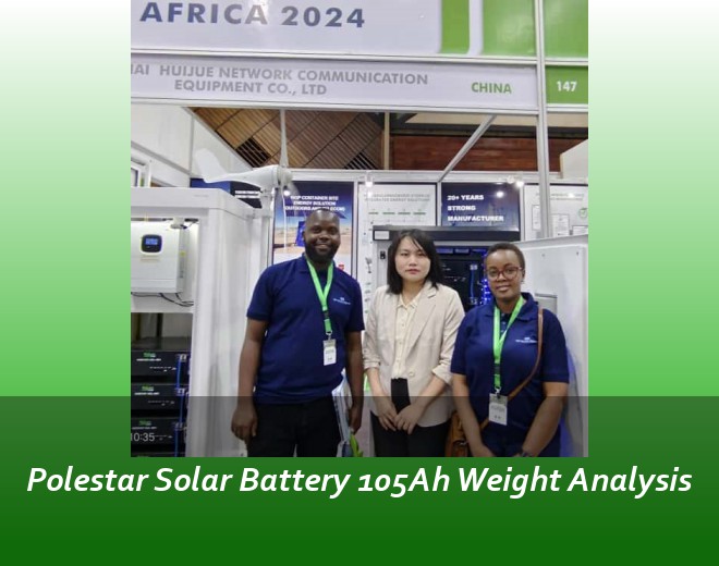 Polestar Solar Battery 105Ah Weight Analysis