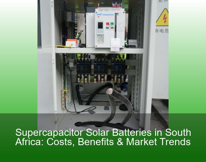 Supercapacitor Solar Batteries in South Africa: Costs, Benefits & Market Trends