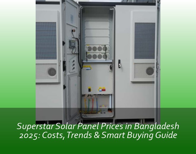 Superstar Solar Panel Prices in Bangladesh 2025: Costs, Trends & Smart Buying Guide