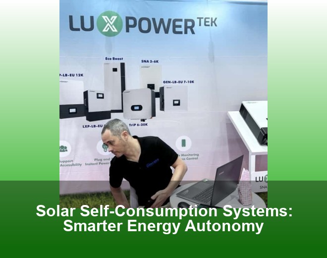 Solar Self-Consumption Systems: Smarter Energy Autonomy
