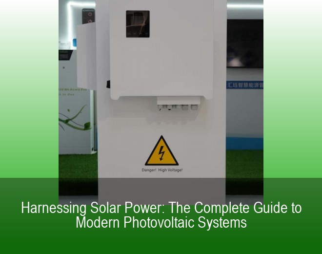 Harnessing Solar Power: The Complete Guide to Modern Photovoltaic Systems