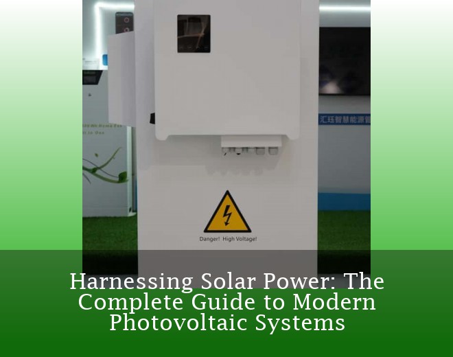 Harnessing Solar Power: The Complete Guide to Modern Photovoltaic Systems