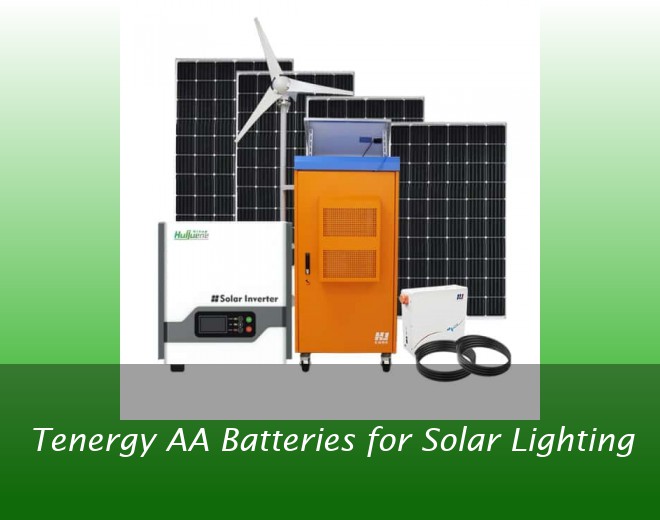 Tenergy AA Batteries for Solar Lighting