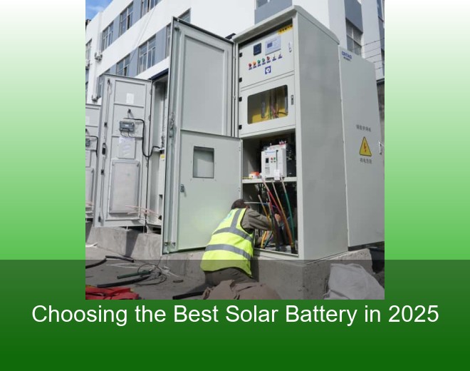 Choosing the Best Solar Battery in 2025