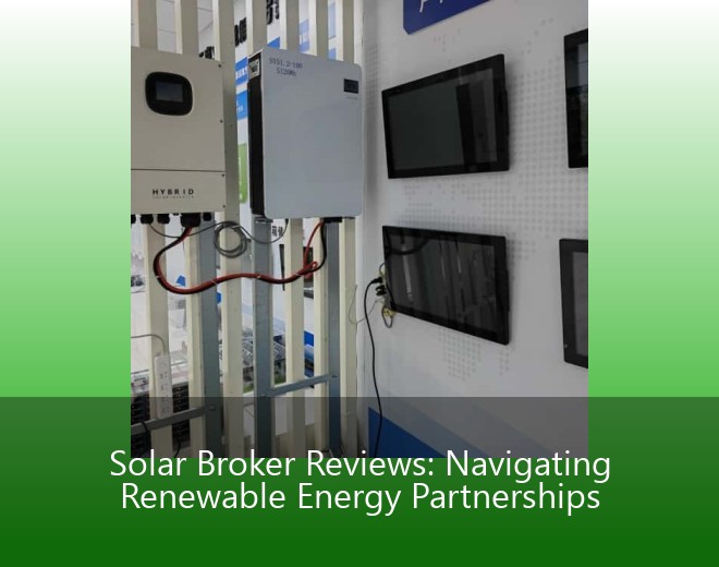 Solar Broker Reviews: Navigating Renewable Energy Partnerships