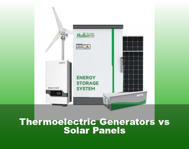 Thermoelectric Generators vs Solar Panels