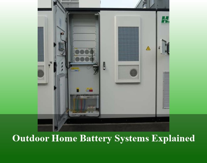 Outdoor Home Battery Systems Explained