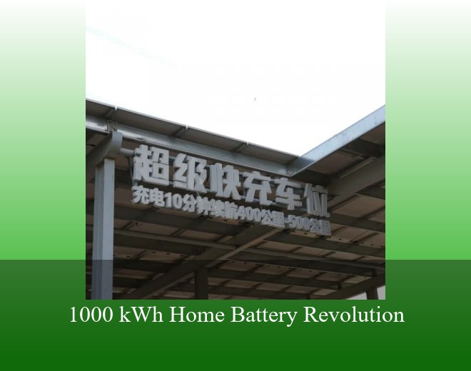 1000 kWh Home Battery Revolution