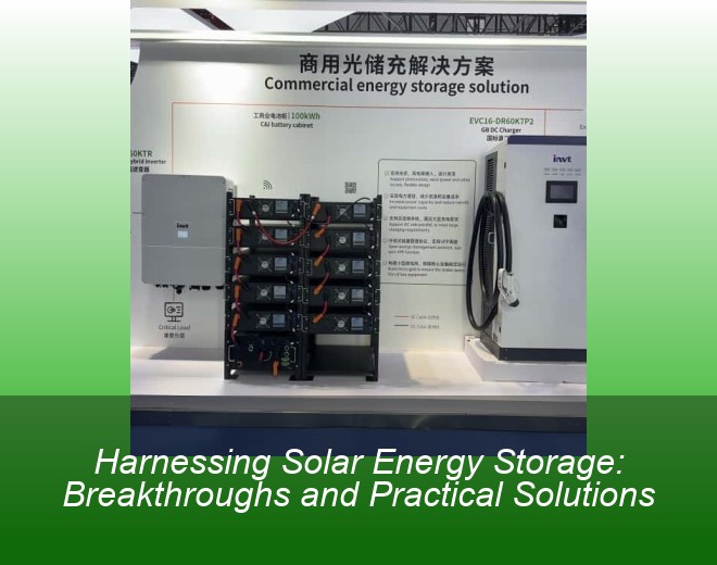Harnessing Solar Energy Storage: Breakthroughs and Practical Solutions