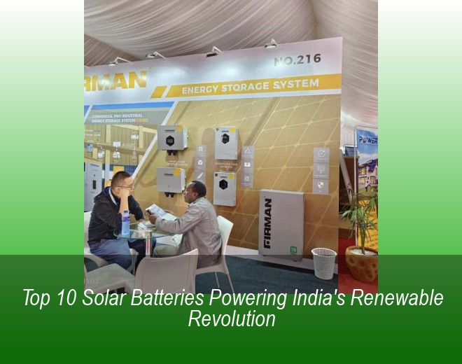 Top 10 Solar Batteries Powering India's Renewable Revolution