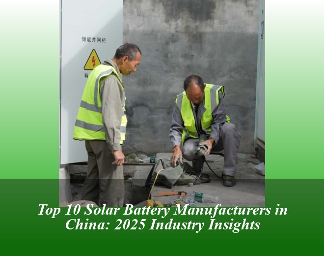 Top 10 Solar Battery Manufacturers in China: 2025 Industry Insights
