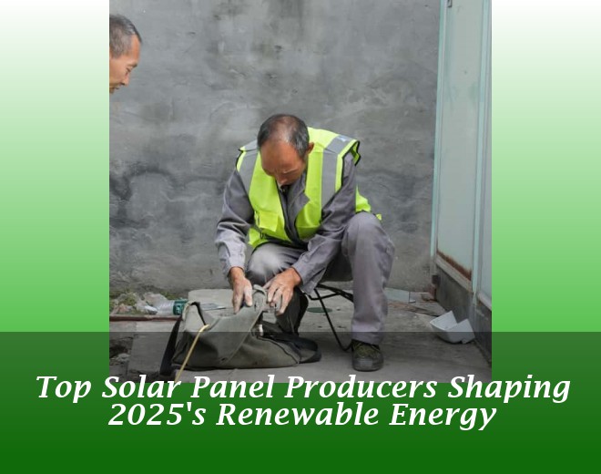 Top Solar Panel Producers Shaping 2025's Renewable Energy