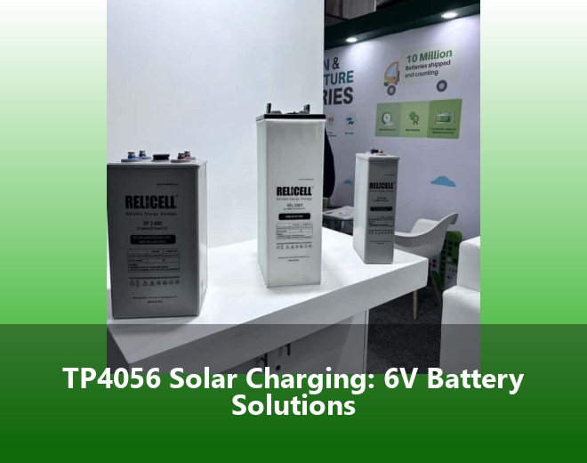 TP4056 Solar Charging: 6V Battery Solutions