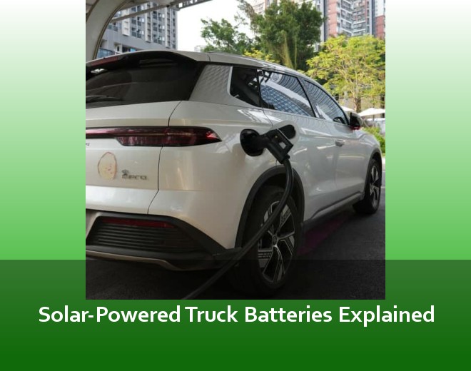 Solar-Powered Truck Batteries Explained