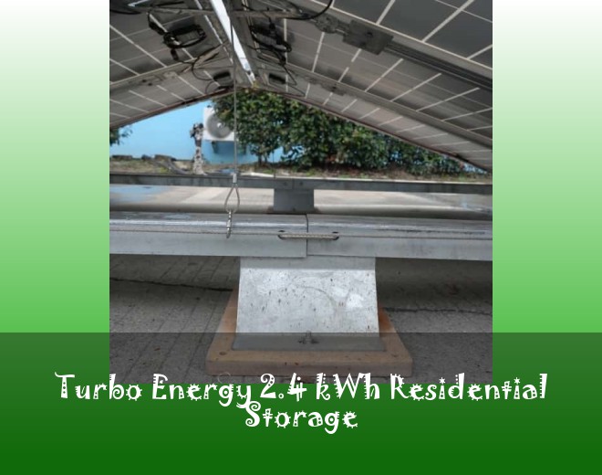 Turbo Energy 2.4 kWh Residential Storage