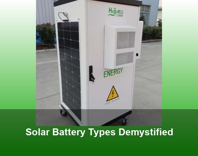 Solar Battery Types Demystified