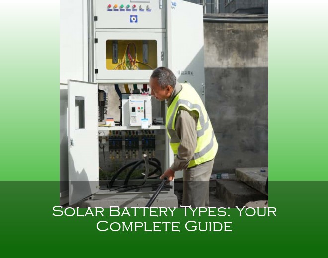 Solar Battery Types: Your Complete Guide