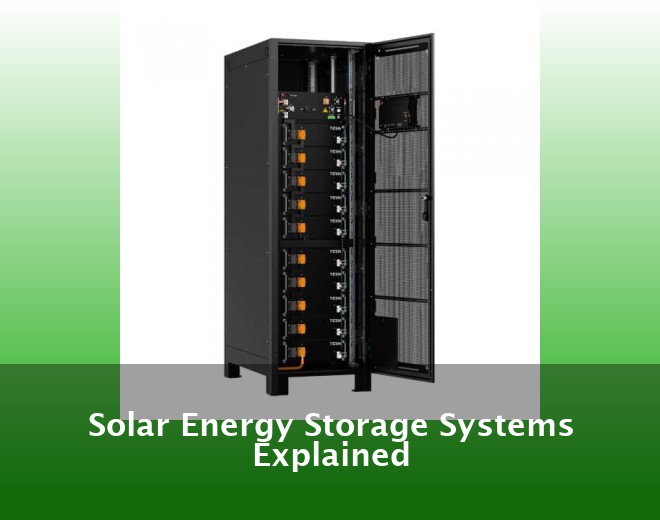 Solar Energy Storage Systems Explained