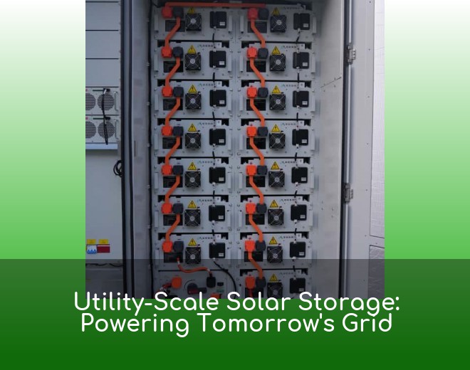 Utility-Scale Solar Storage: Powering Tomorrow's Grid