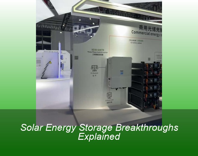 Solar Energy Storage Breakthroughs Explained
