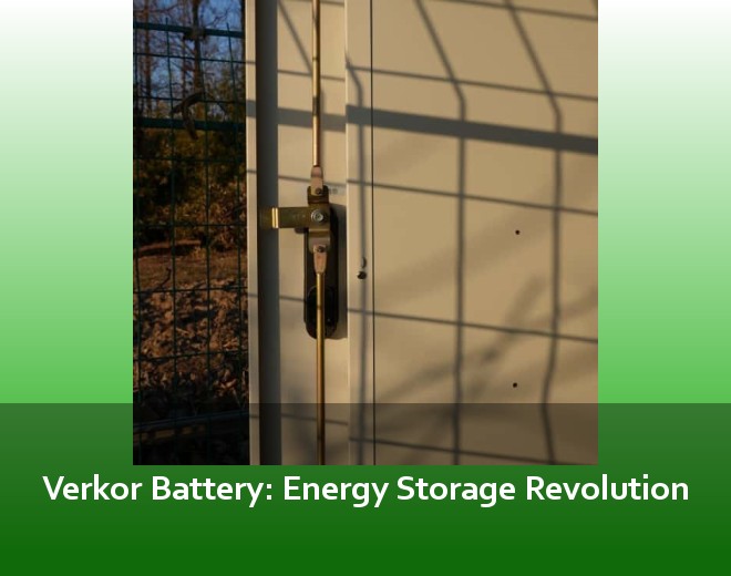 Verkor Battery: Energy Storage Revolution