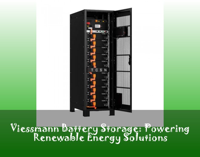 Viessmann Battery Storage: Powering Renewable Energy Solutions