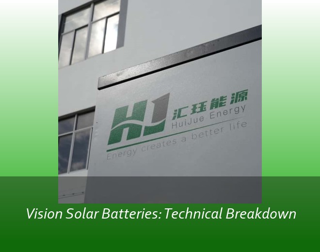 Vision Solar Batteries: Technical Breakdown