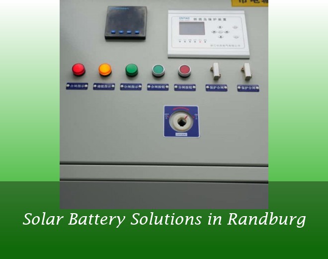 Solar Battery Solutions in Randburg