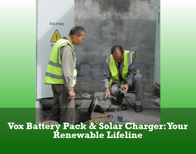 Vox Battery Pack & Solar Charger: Your Renewable Lifeline