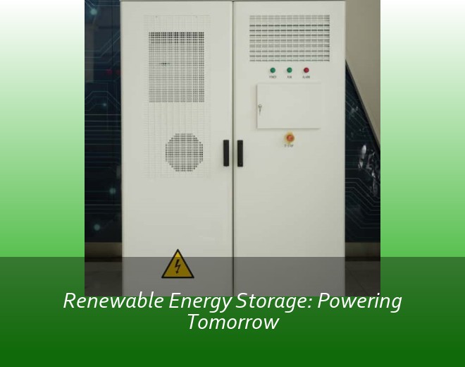 Renewable Energy Storage: Powering Tomorrow