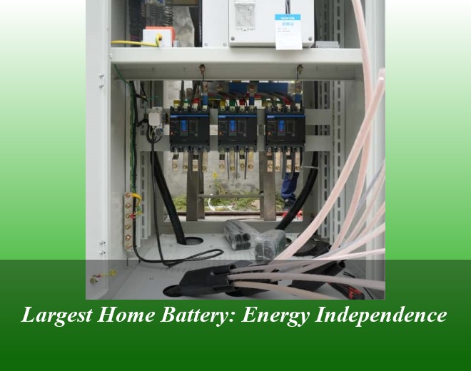 Largest Home Battery: Energy Independence