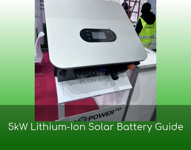 5kW Lithium-Ion Solar Battery Guide