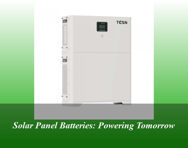 Solar Panel Batteries: Powering Tomorrow