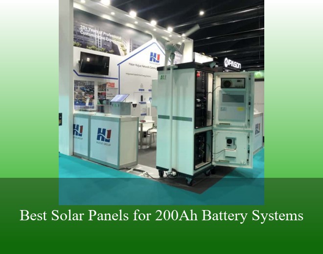 Best Solar Panels for 200Ah Battery Systems