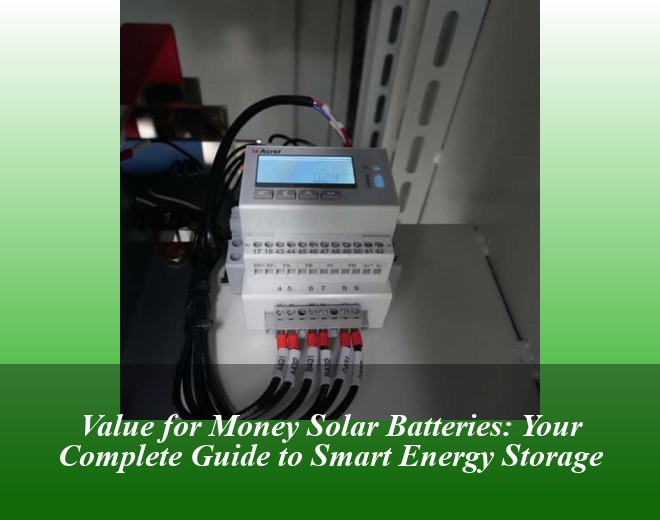 Value for Money Solar Batteries: Your Complete Guide to Smart Energy Storage
