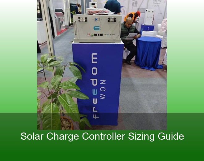 Solar Charge Controller Sizing Guide