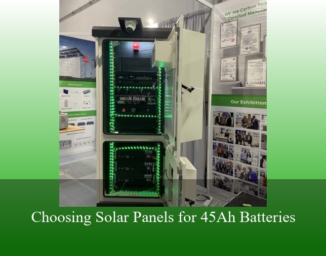 Choosing Solar Panels for 45Ah Batteries
