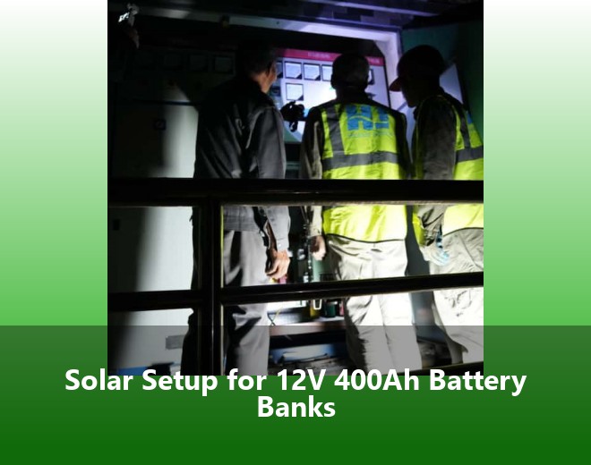 Solar Setup for 12V 400Ah Battery Banks