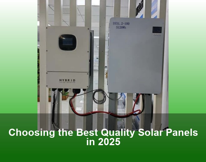 Choosing the Best Quality Solar Panels in 2025