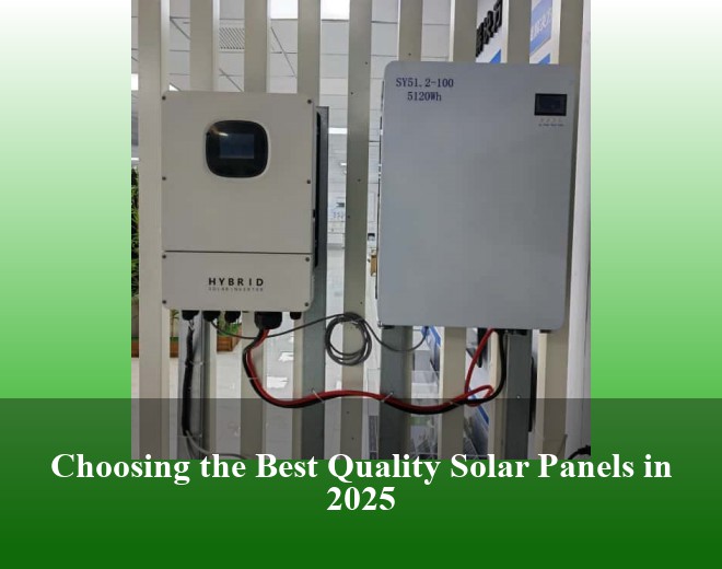 Choosing the Best Quality Solar Panels in 2025